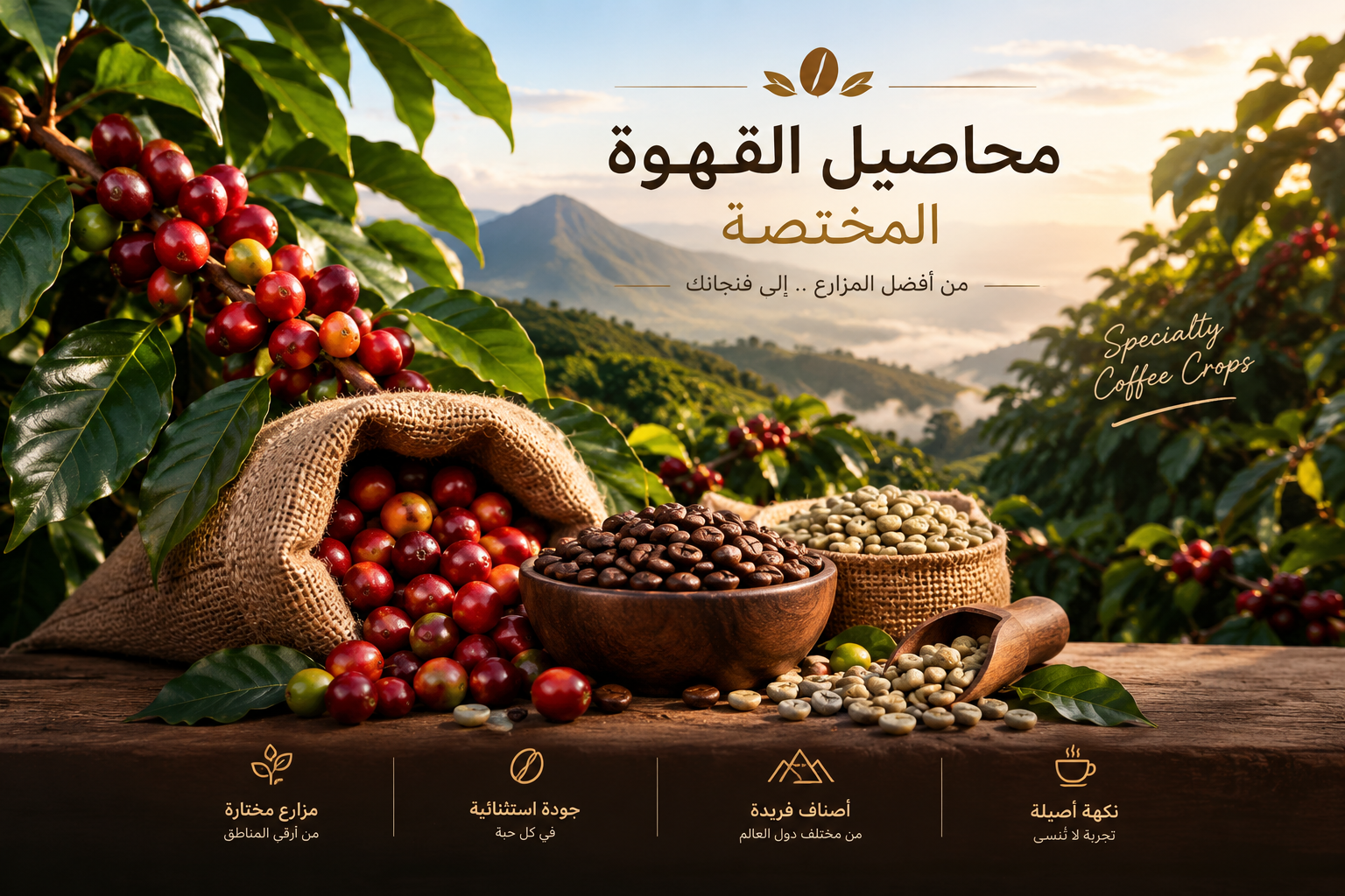 محاصيل القهوة